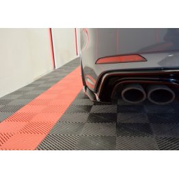 Накладки сплиттеры на задний бампер боковые на Audi S5 B9